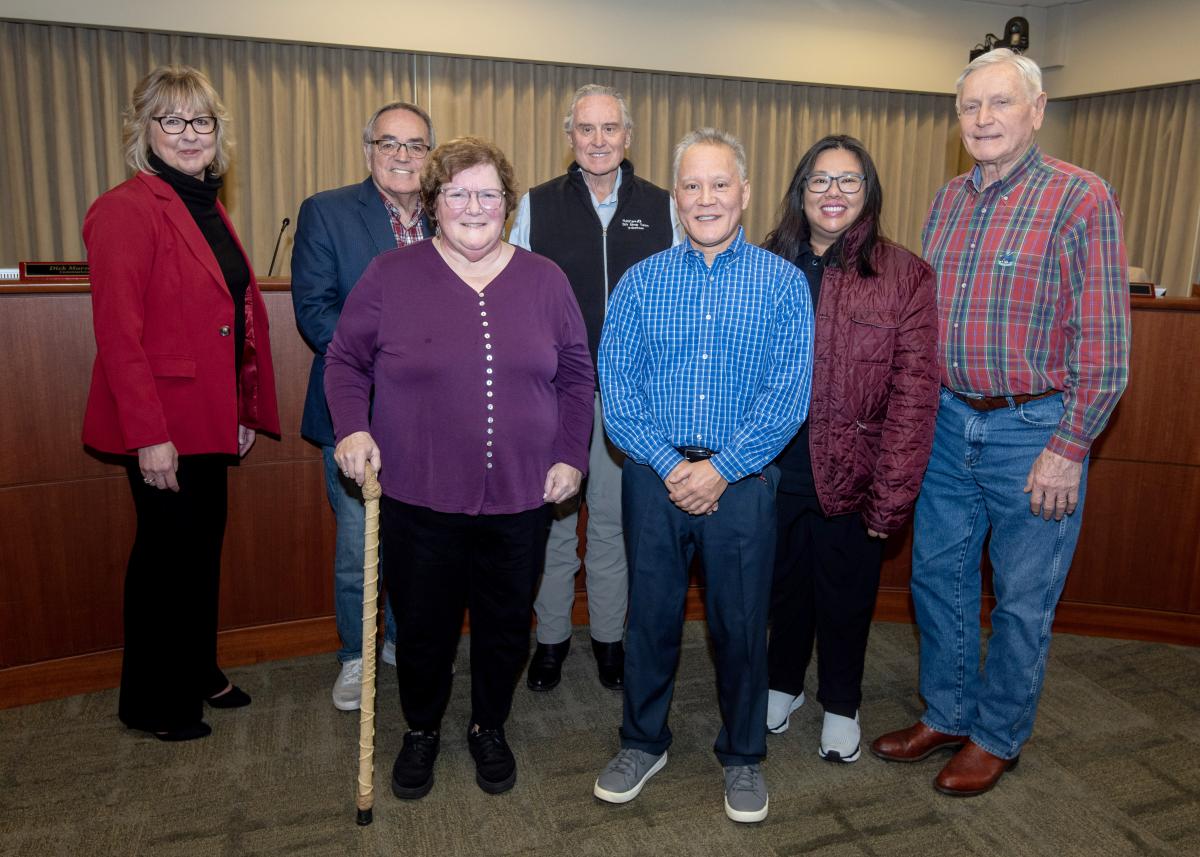 Darren and Diane with the Commission